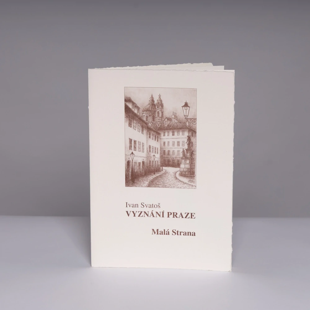 KNIHA Vyznání Praze - Bibliofilie Ivana Svatoše