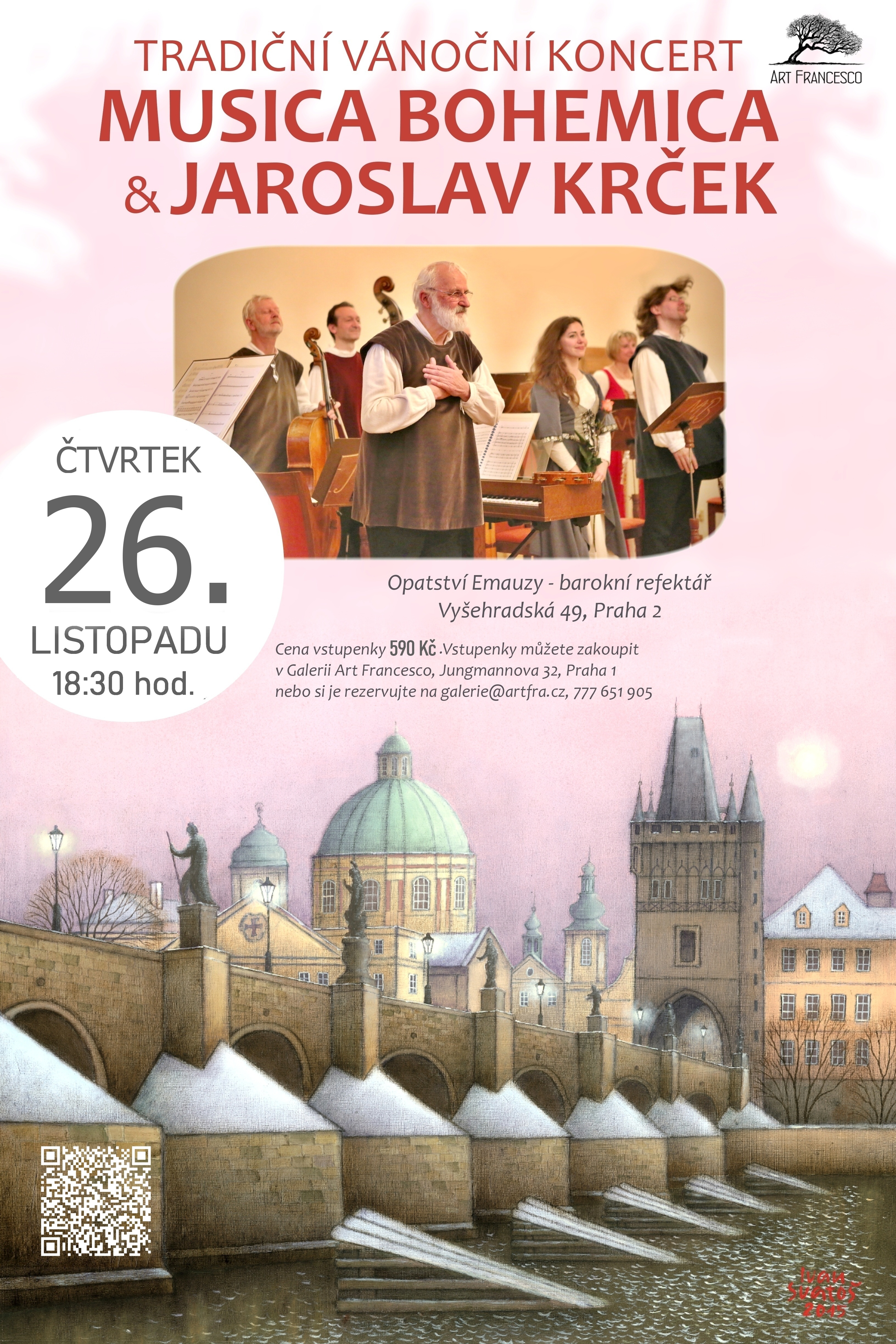 Vstupenka MUSICA BOHEMICA a Jaroslav Krček