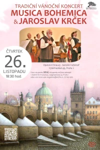 Vstupenka MUSICA BOHEMICA a Jaroslav Krček