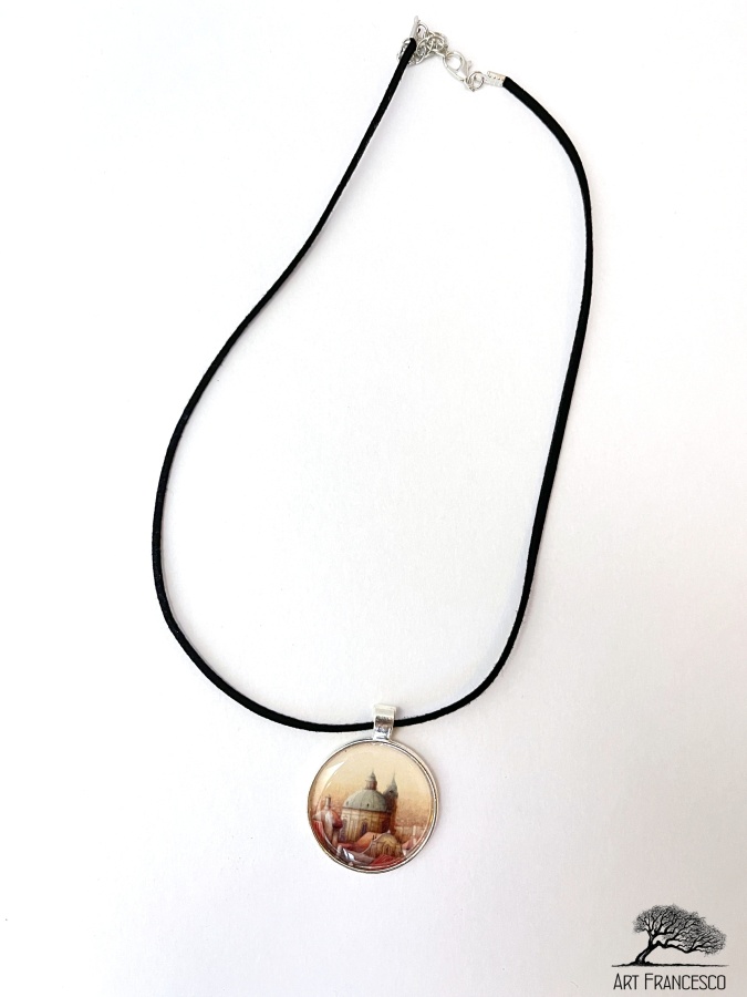 Přívěsek s motivem obrazu Ivana Svatoše-Mikuláš- jednoduchý